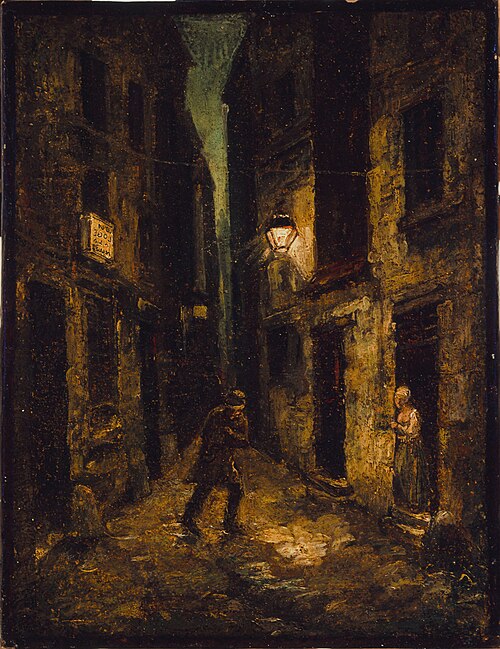 La Rue du Petit-Musc, 1838, Charles Raymond Chabrillac