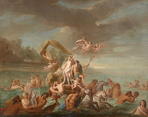 The Triumph of Neptune and Amphitrite, 1750, Jean Jacques Spoede
