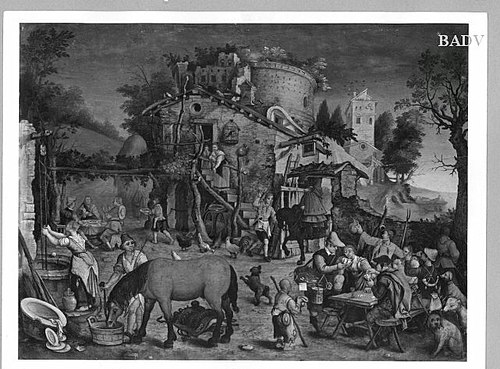 scene from daily life, 1598, Sébastien Vrancx