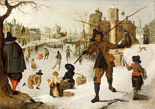 Town in Winter Time, 1622, Sébastien Vrancx