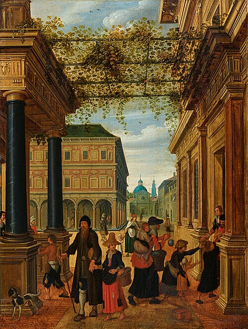 Die Speisung der Hungrigen, , Sébastien Vrancx