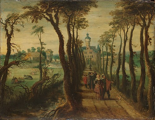 Avenue of trees, 1623, Sébastien Vrancx