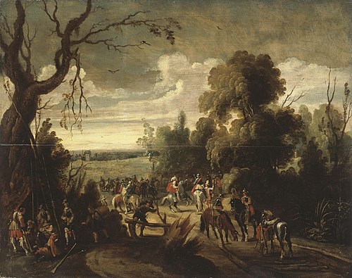Rest of Cavalrymen, 1618, Sébastien Vrancx