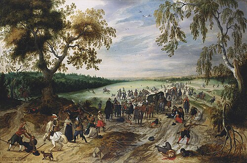 An Attack on a Caravan, 1616, Sébastien Vrancx
