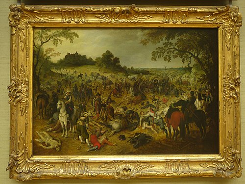 Looting of a luggage train, 1647, Sébastien Vrancx