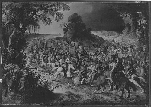 Equestrian fight, 1610, Sébastien Vrancx