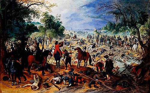 Looting of a convoy, 1611, Sébastien Vrancx