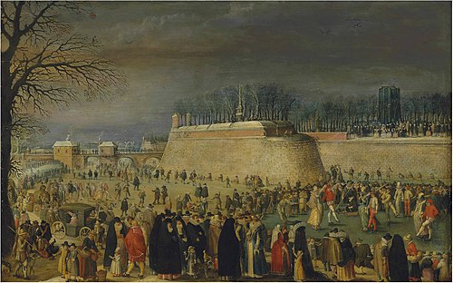 Carnaval sur les fosses d'Anvers, 1620, Sébastien Vrancx