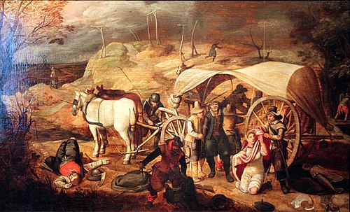 soldats en maraude, 1647, Sébastien Vrancx