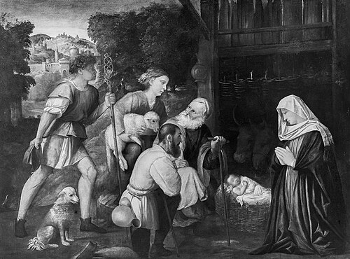 Adoration of the Shepherds, 1519, Giovanni Cariani