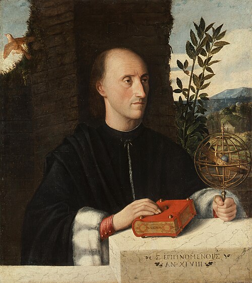 Portrait of an Astronomer, 1520, Giovanni Cariani