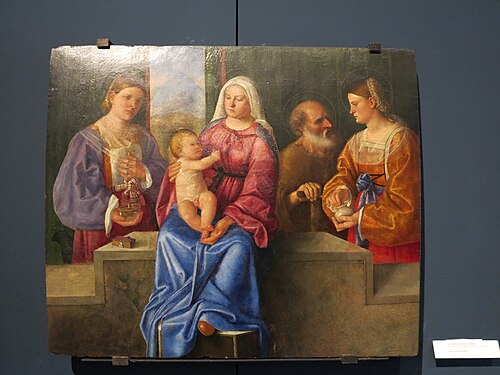 Sacra conversazione (Cariani), , Giovanni Cariani
