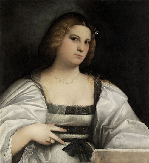 Portrait of a Woman Called "Violante", 1515, Giovanni Cariani