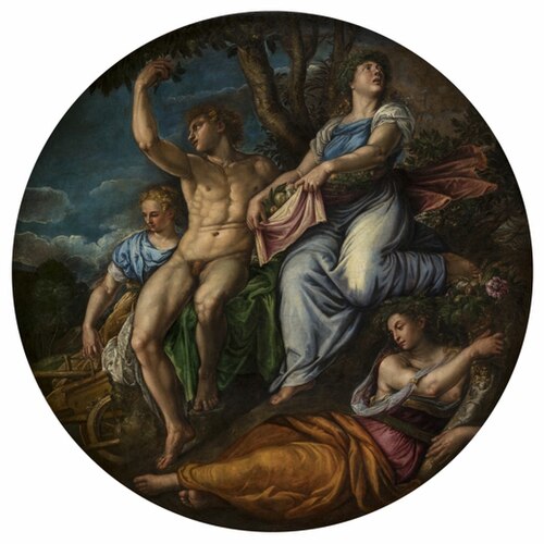 Agriculture with Pomona, Ceres, and Vertumnus, , Battista Franco