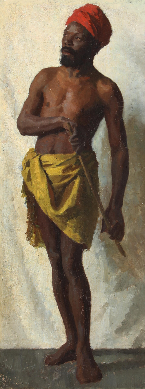 En stående orientaler, 1876, Laurits Tuxen