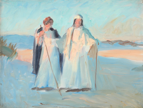 Ruth og Naomi, 1909, Laurits Tuxen