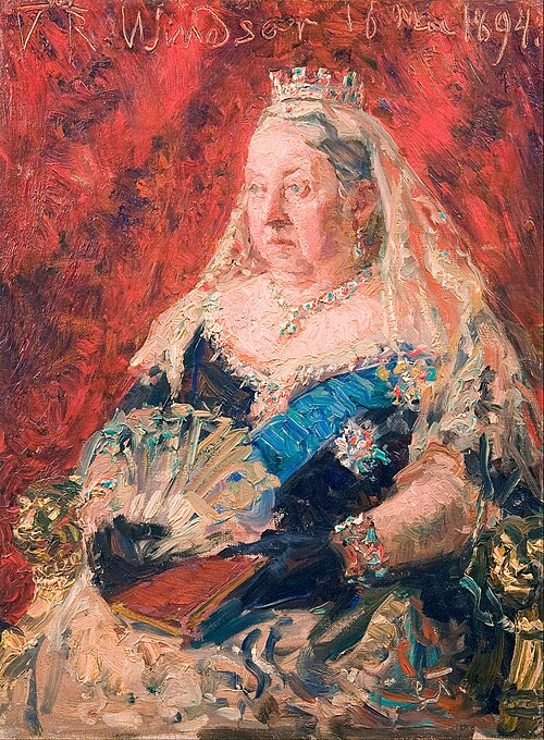 Portrait of Queen Victoria, 1894, Laurits Tuxen