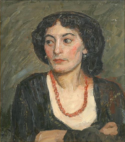 Portrait of a woman., 1900, Laurits Tuxen