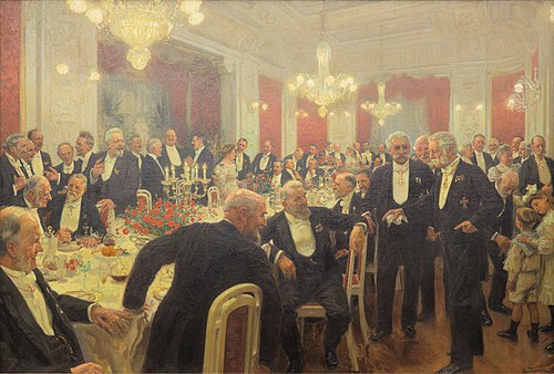 Leaving the Table, 1906, Laurits Tuxen