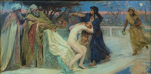 Suzanne et les vieillards, 1895, Laurits Tuxen