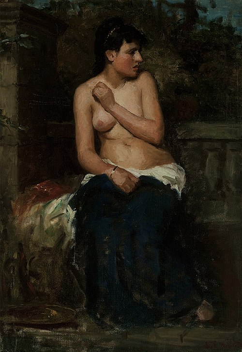 Susanna. Studie, 1878, Laurits Tuxen