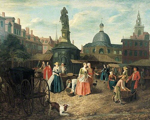 The Old Stocks Market, , Joseph van Aken