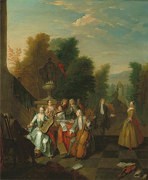 The Music Party, 1725, Joseph van Aken