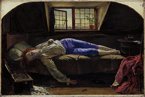 Chatterton, 1856, Henry Wallis