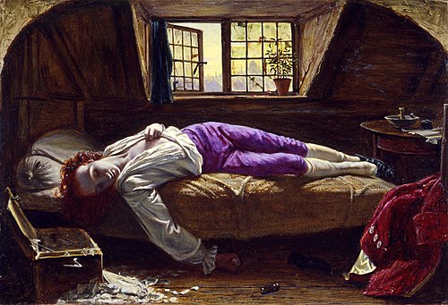 Chatterton (The Death of Chatterton), 1855, Henry Wallis