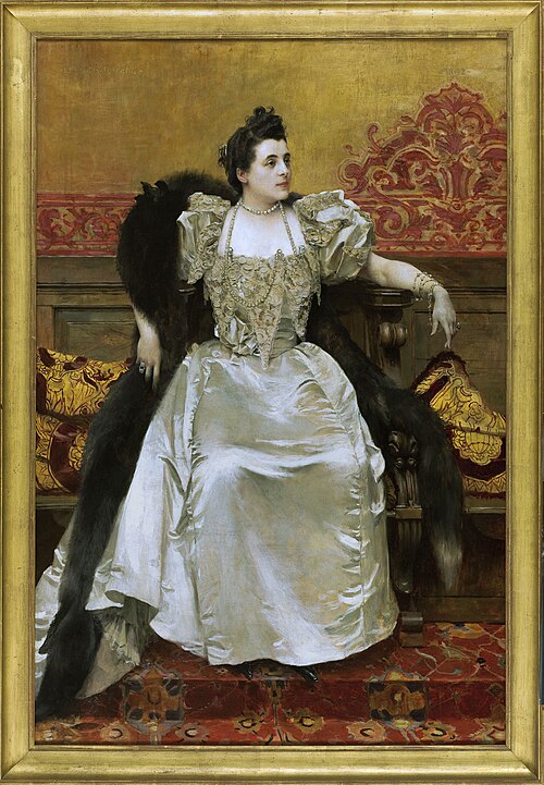 Portrait de Mme Gaston Menier, 1892, François Flameng