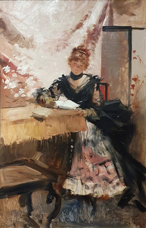 The Letter, , François Flameng