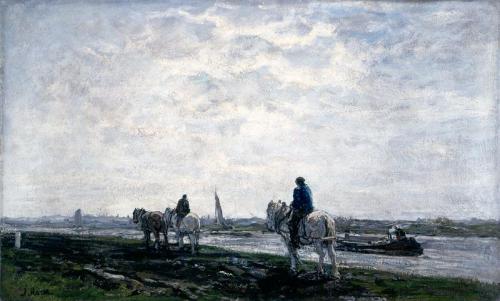 The Tow Path, 1887, Jacob Maris