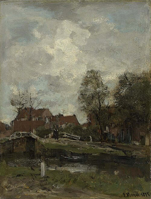 City view, 1875, Jacob Maris
