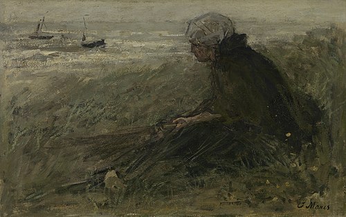 On the lookout, 1878, Jacob Maris