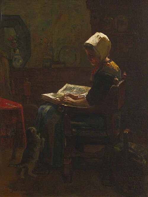 The Student, 1865, Jacob Maris