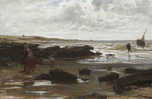 Fisher's Return, 1869, Jacob Maris