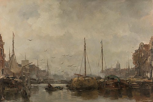 Cityscape, 1886, Jacob Maris