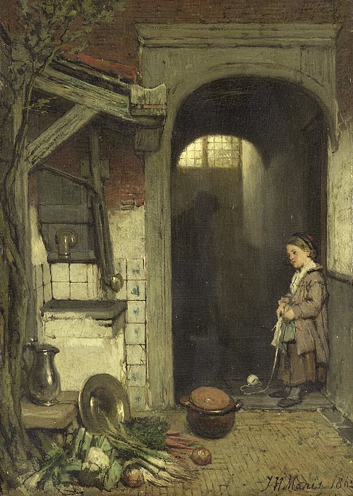 Small Courtyard, 1862, Jacob Maris