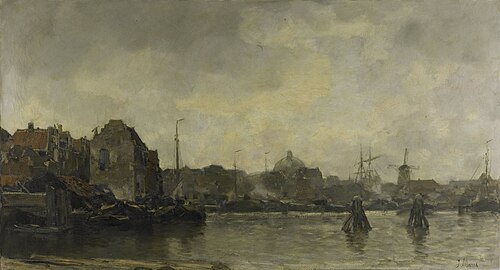 Cityscape, 1898, Jacob Maris
