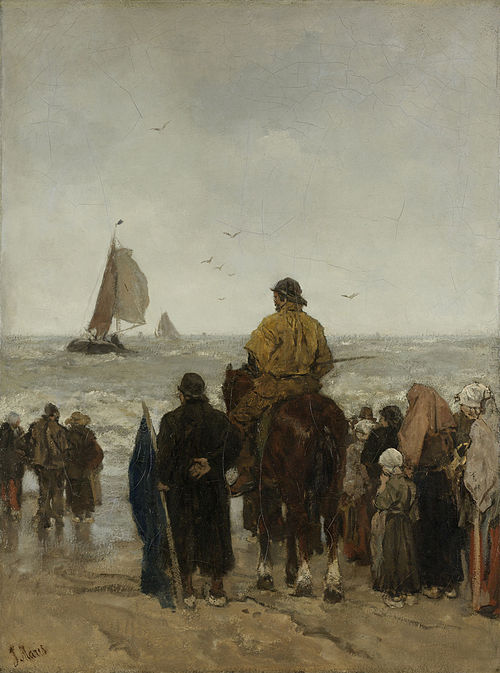 Arrival of the Boats, 1884, Jacob Maris