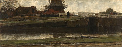 The Truncated Windmill, 1872, Jacob Maris