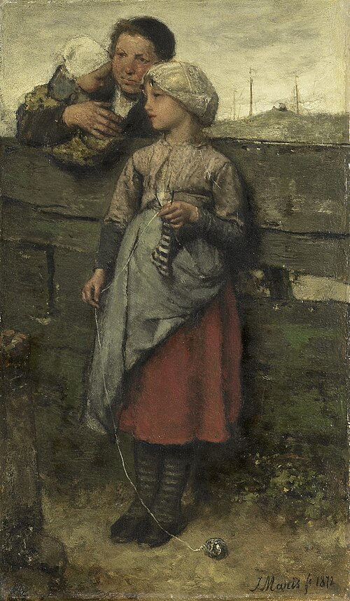 Villagers, 1872, Jacob Maris