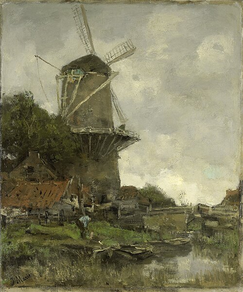 The Windmill, 1880, Jacob Maris