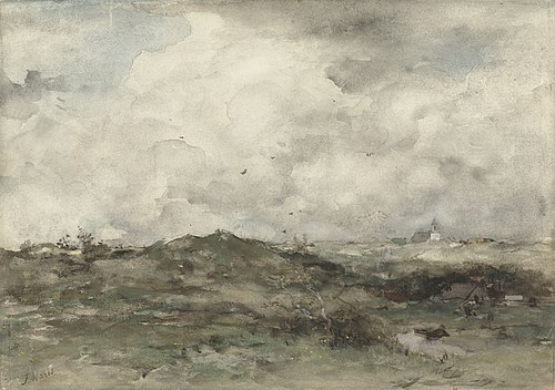 Duinlandschap, 1850, Jacob Maris