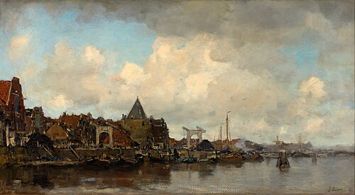 The Schreierstoren, 1890, Jacob Maris