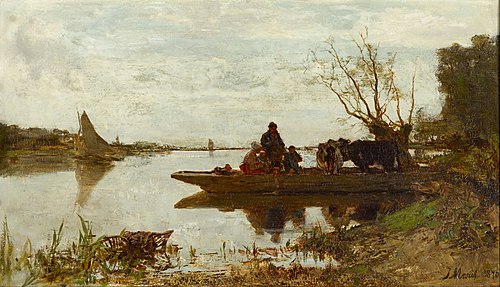 Ferry, 1870, Jacob Maris