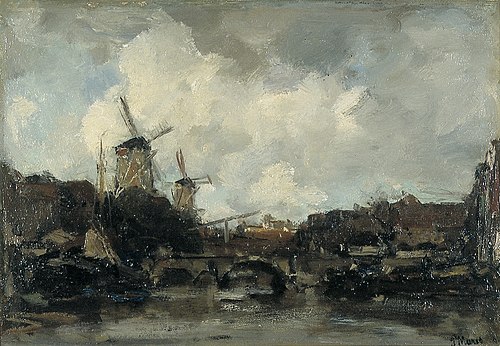 Havengezicht, 1894, Jacob Maris