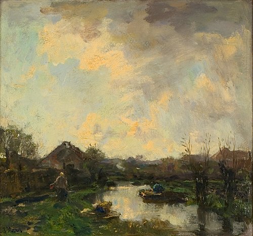 Aan de vaart, , Jacob Maris