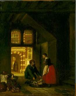 De viskoopman, 1856, Jacob Maris