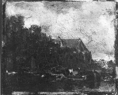 Gezicht op Dordrecht, 1884, Jacob Maris